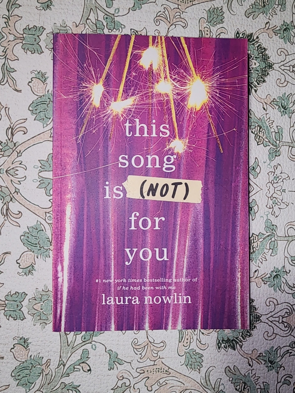 This Song Is (Not) For You by Laura Nowlin - Purple Book Cover